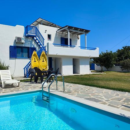 Navy Greece Villa With Swimming Pool & Sea View Makrygialos Bagian luar foto