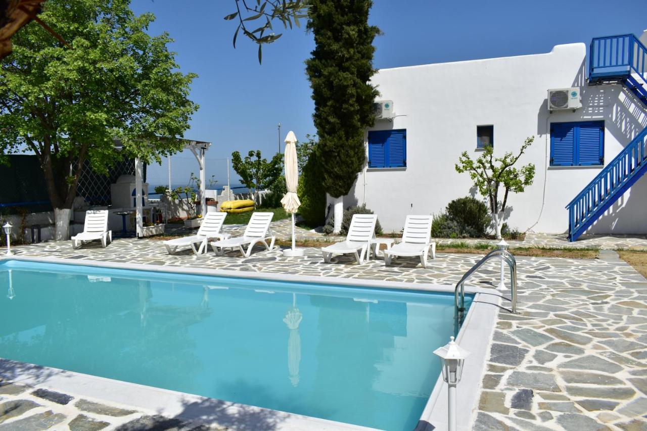 Navy Greece Villa With Swimming Pool & Sea View Makrygialos Bagian luar foto