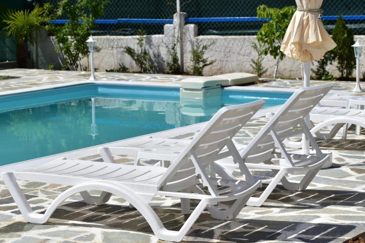Navy Greece Villa With Swimming Pool & Sea View Makrygialos Bagian luar foto