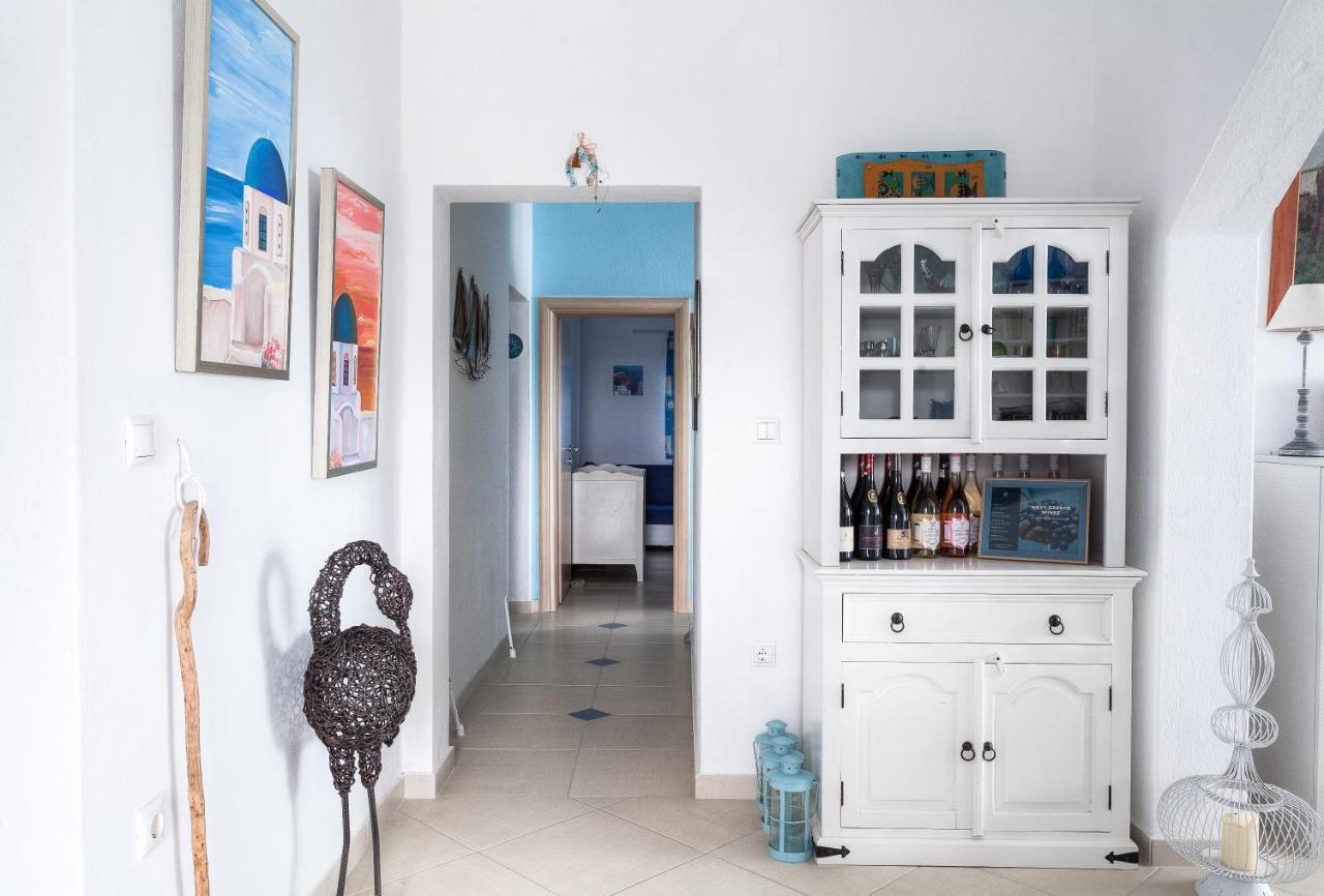 Navy Greece Villa With Swimming Pool & Sea View Makrygialos Bagian luar foto