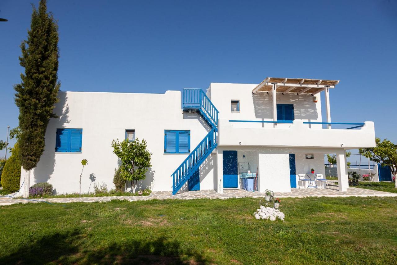 Navy Greece Villa With Swimming Pool & Sea View Makrygialos Bagian luar foto