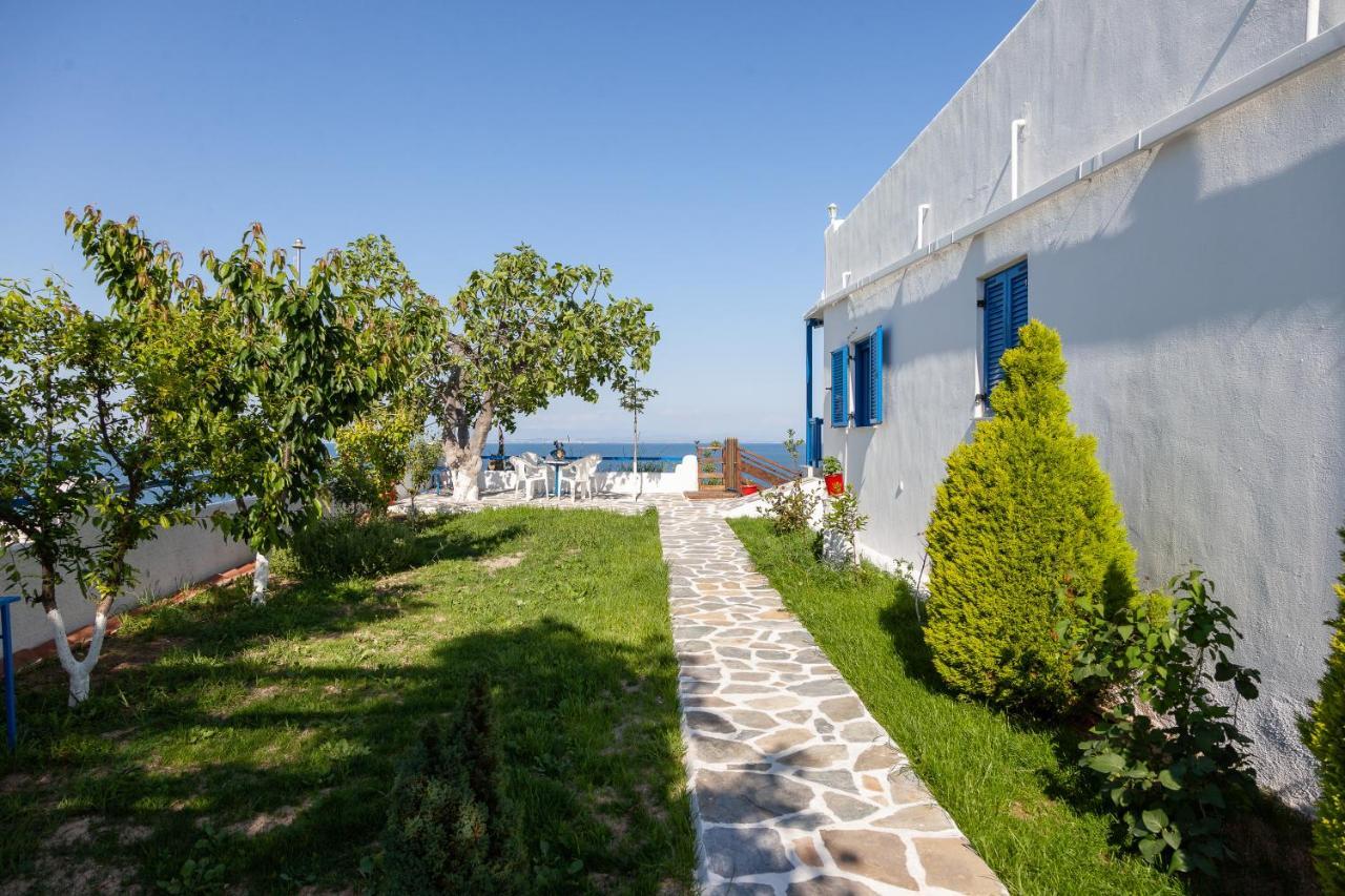 Navy Greece Villa With Swimming Pool & Sea View Makrygialos Bagian luar foto